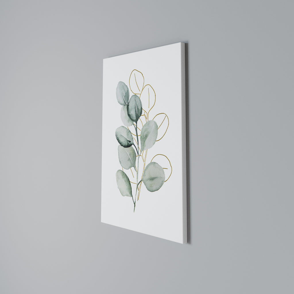 SILHOUETTES IN SOFT WATERS Vertical Canvas Print
