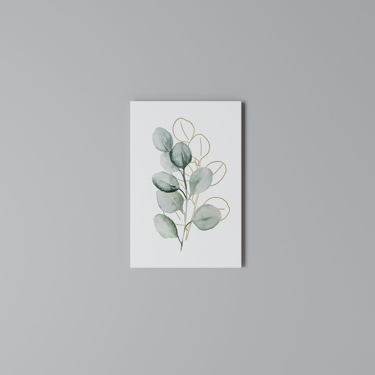 SILHOUETTES IN SOFT WATERS Vertical Canvas Print