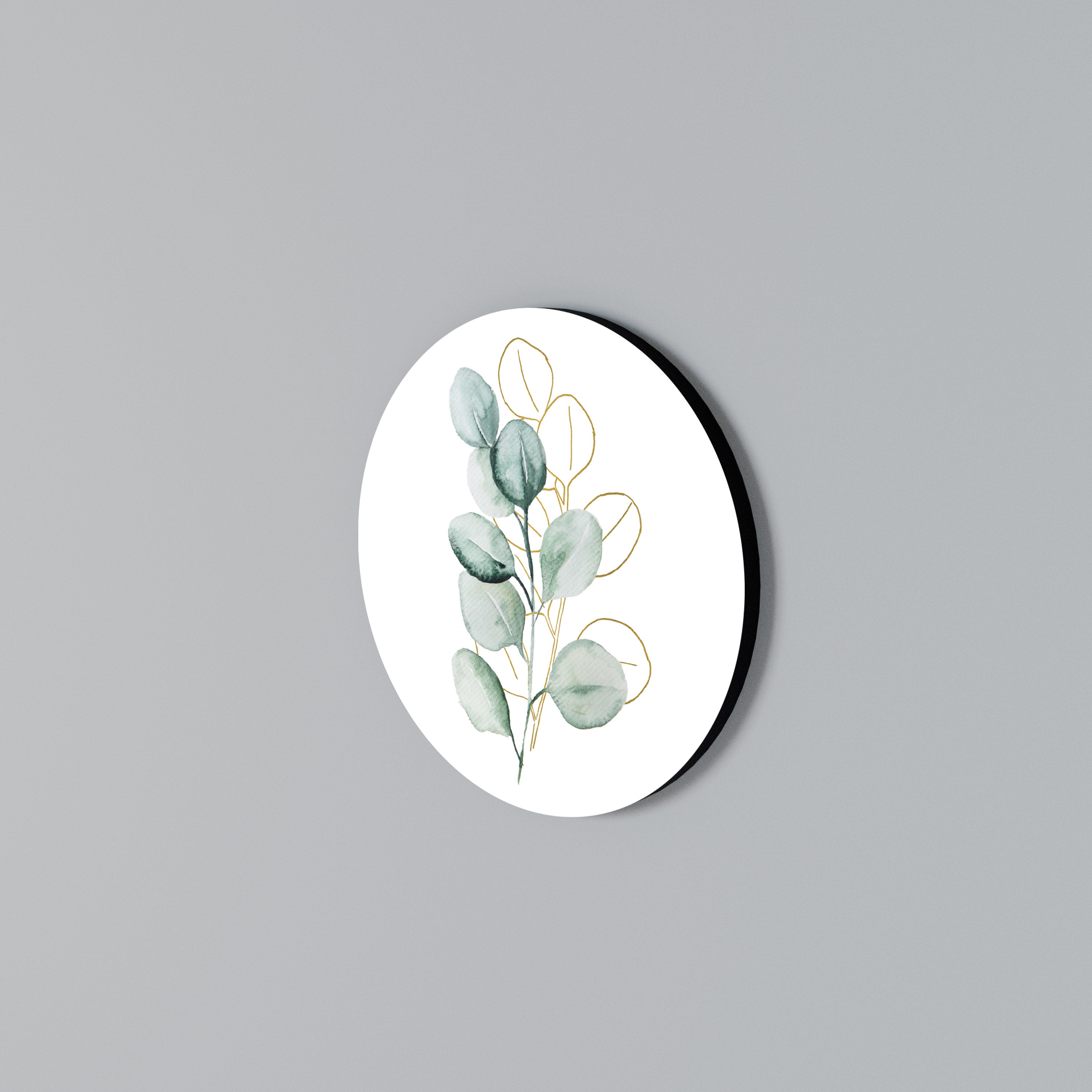 SILHOUETTES IN SOFT WATERS Rundes Wandbild