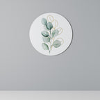 SILHOUETTES IN SOFT WATERS Round Wall Art