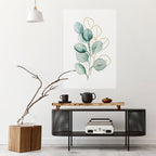 SILHOUETTES IN SOFT WATERS Selbstklebendes Poster - Hochformat