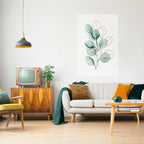 SILHOUETTES IN SOFT WATERS Selbstklebendes Poster - Hochformat