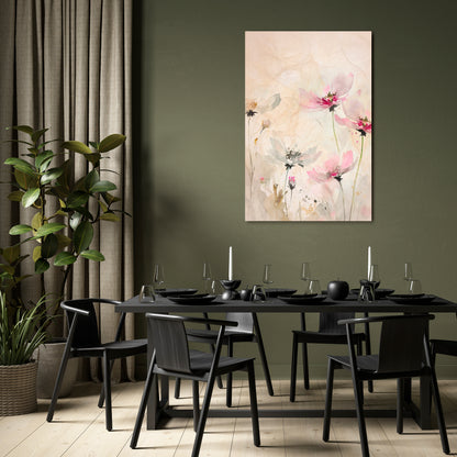 PAINTED LIGHTNESS Vertical Canvas Print