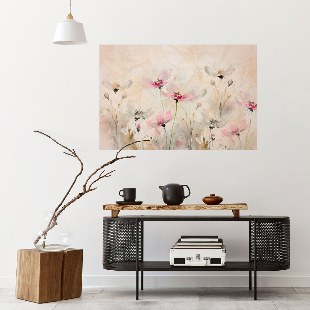 Horizontales Poster „PAINTED LIGHTNESS“ zum Abziehen und Aufkleben