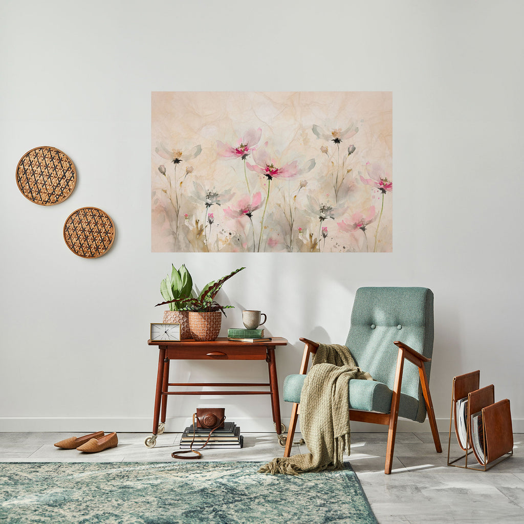 Horizontales Poster „PAINTED LIGHTNESS“ zum Abziehen und Aufkleben