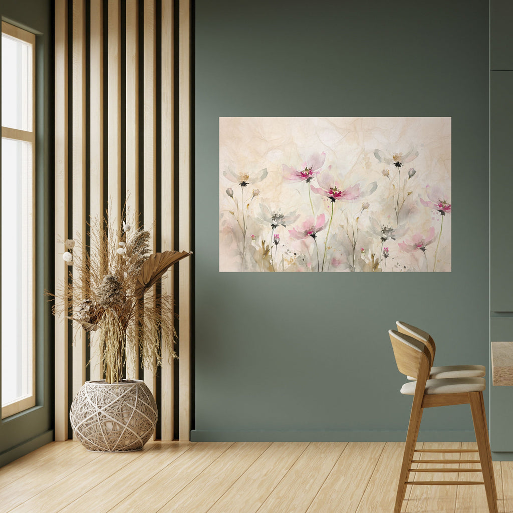 Horizontales Poster „PAINTED LIGHTNESS“ zum Abziehen und Aufkleben