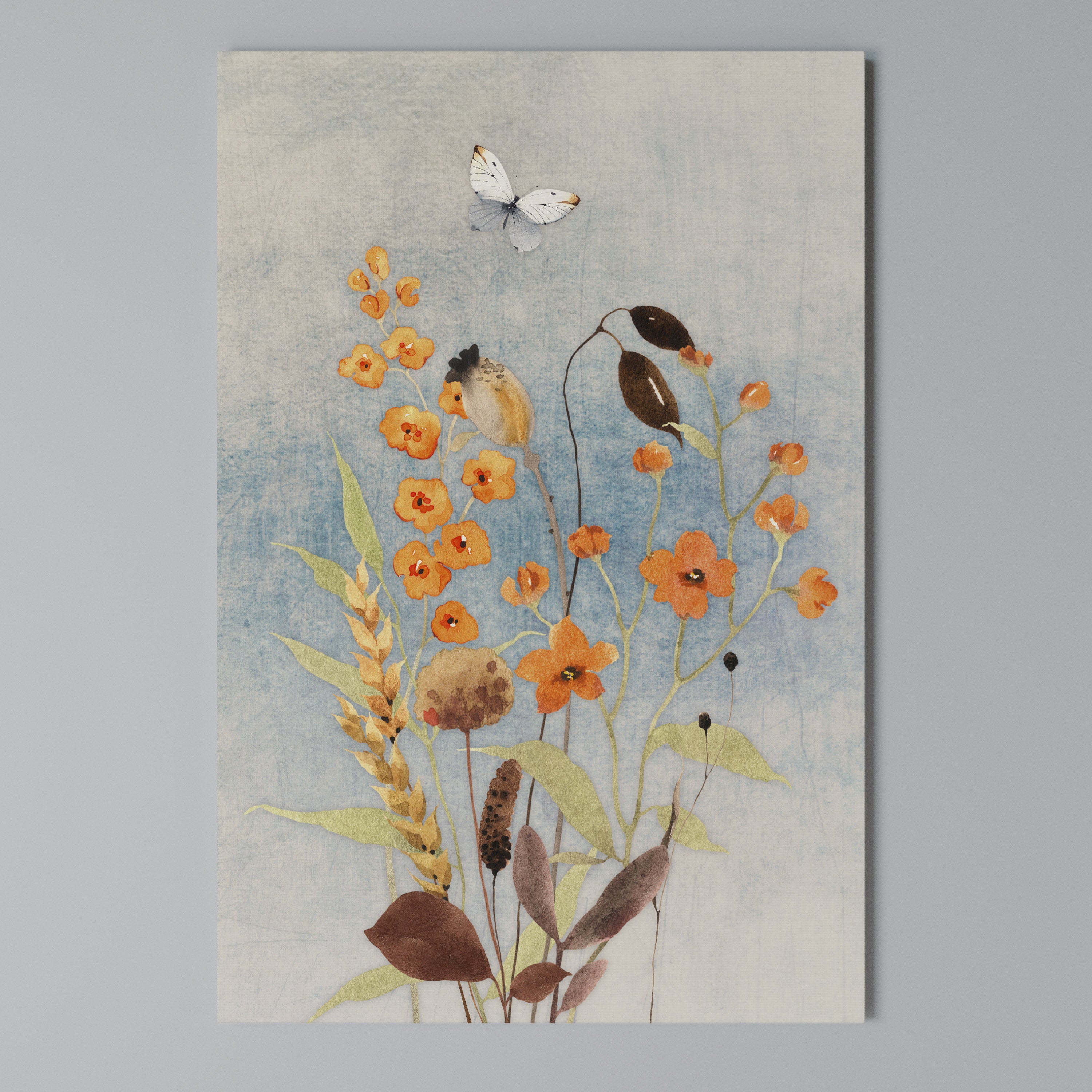 WHISPERS OF WILDFLOWERS Vertical Canvas Print