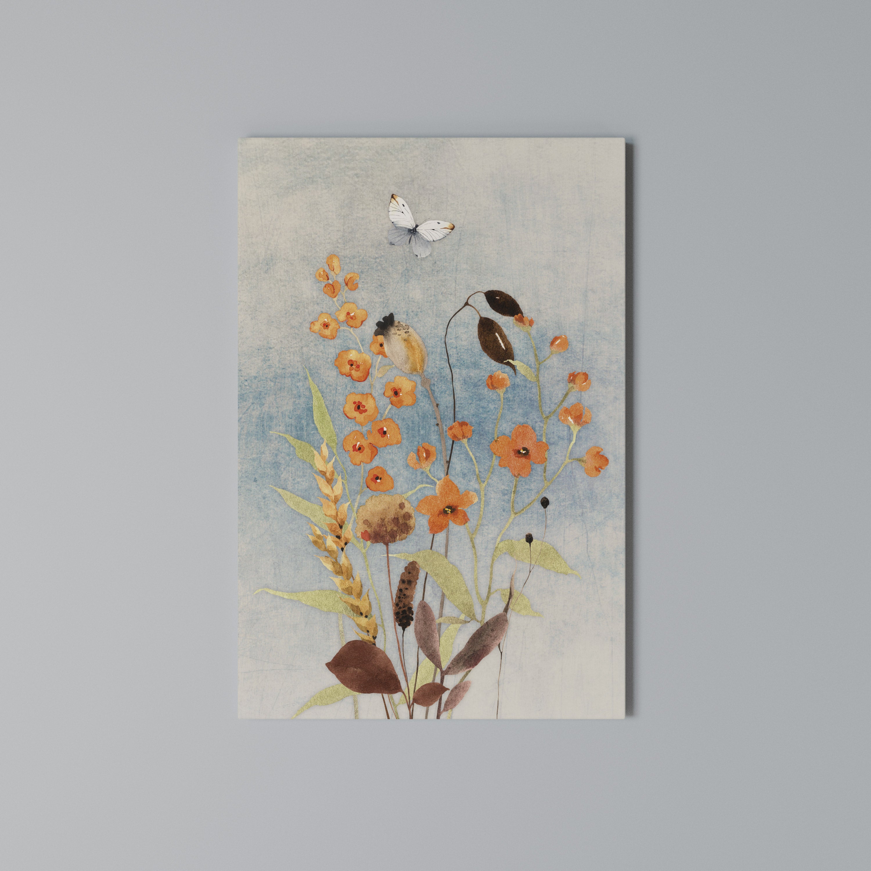 WHISPERS OF WILDFLOWERS Vertical Canvas Print