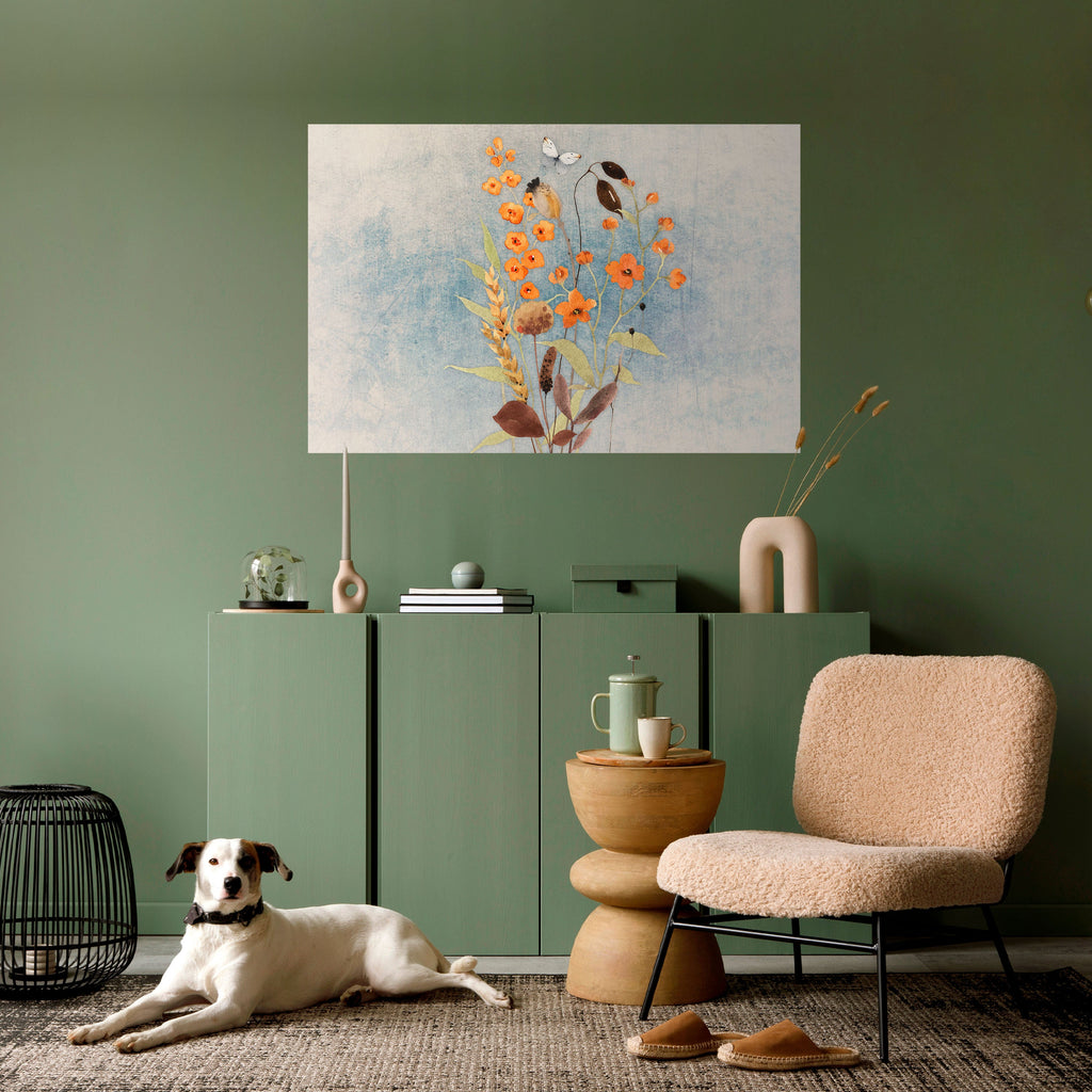 WHISPERS OF WILDFLOWERS Horizontales Poster zum Abziehen und Aufkleben