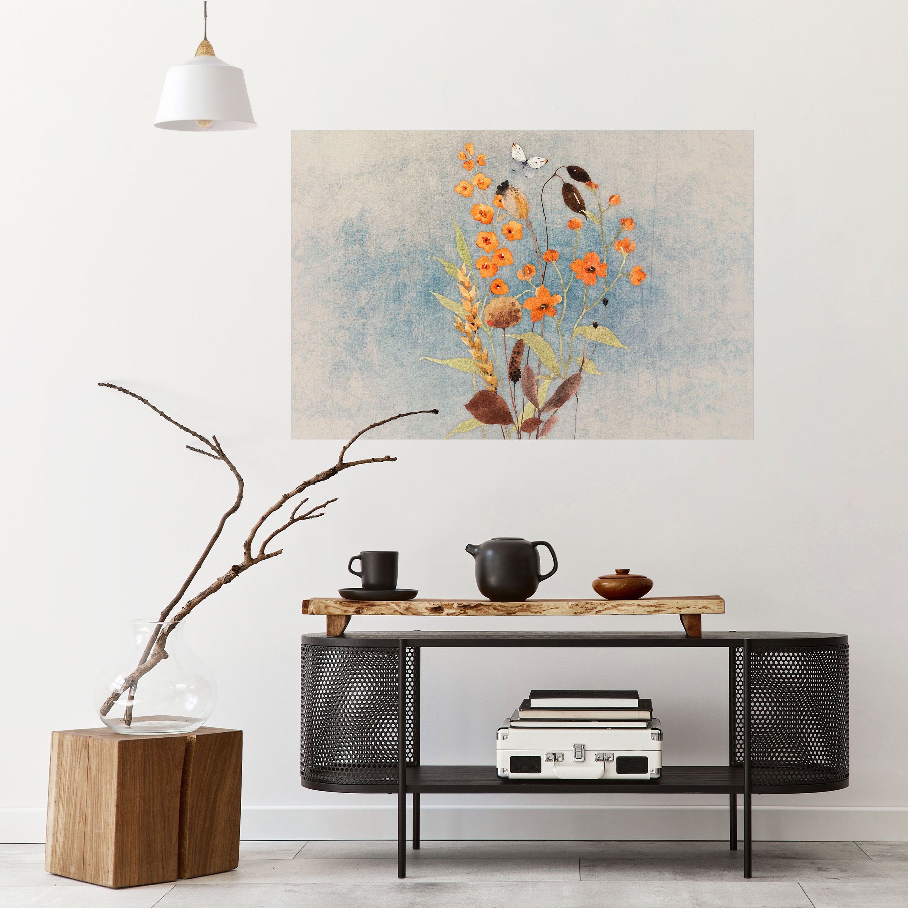 WHISPERS OF WILDFLOWERS Horizontales Poster zum Abziehen und Aufkleben