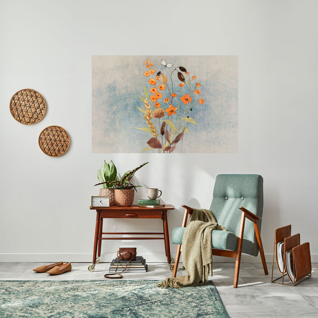 WHISPERS OF WILDFLOWERS Horizontales Poster zum Abziehen und Aufkleben