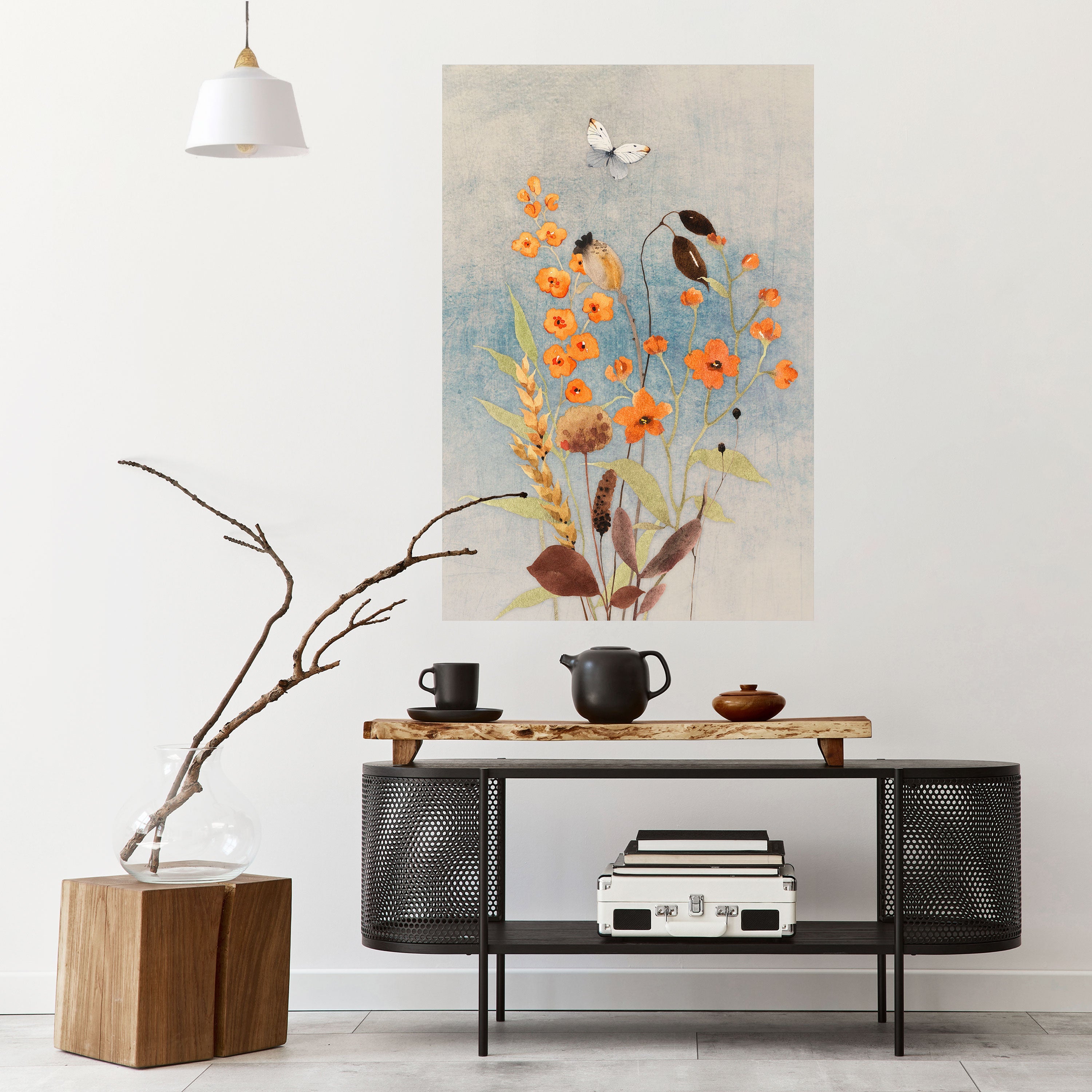 WHISPERS OF WILDFLOWERS Vertikales Poster zum Abziehen und Aufkleben