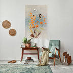 WHISPERS OF WILDFLOWERS Selbstklebendes Poster - Hochformat