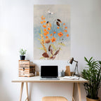 WHISPERS OF WILDFLOWERS Selbstklebendes Poster - Hochformat