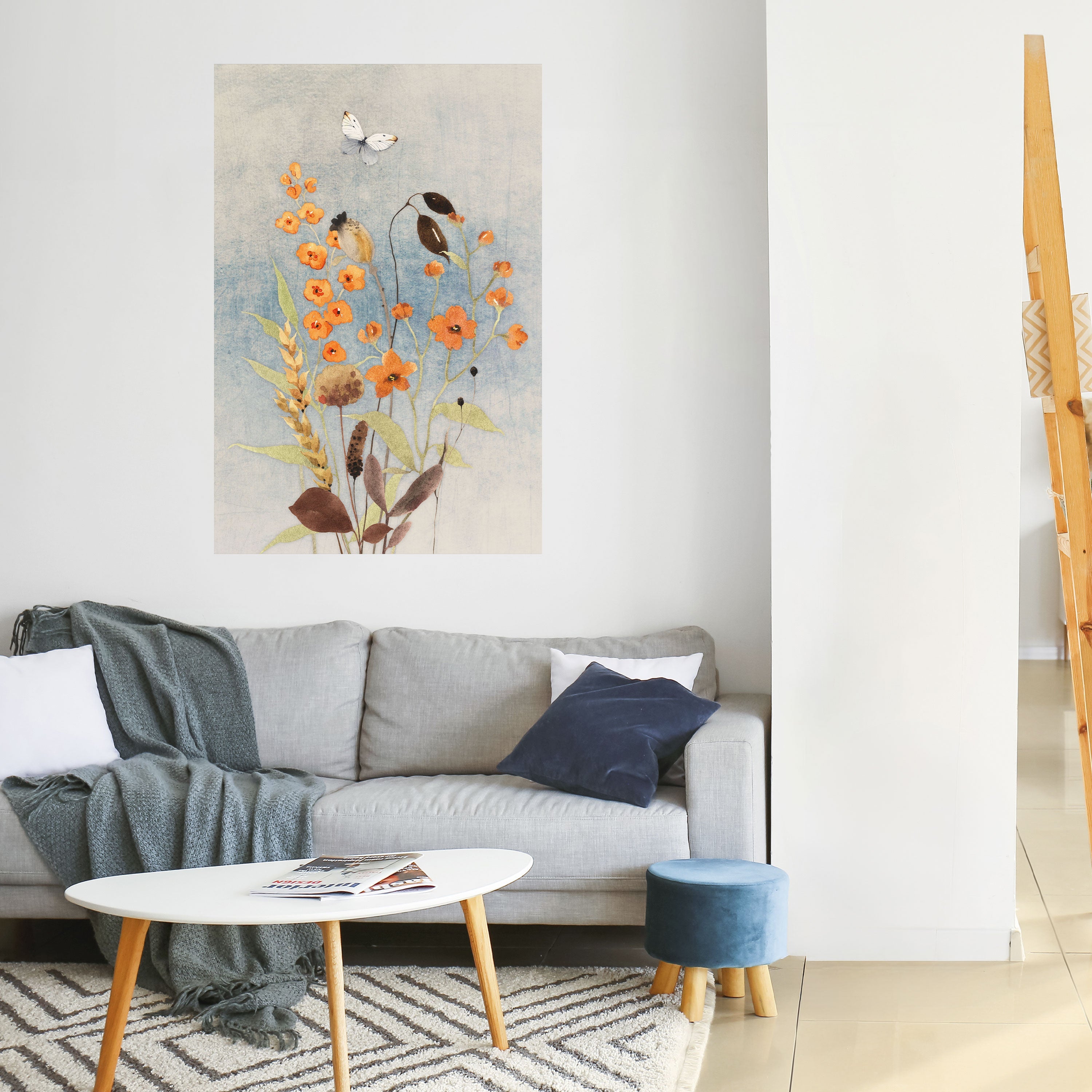 WHISPERS OF WILDFLOWERS Vertikales Poster zum Abziehen und Aufkleben