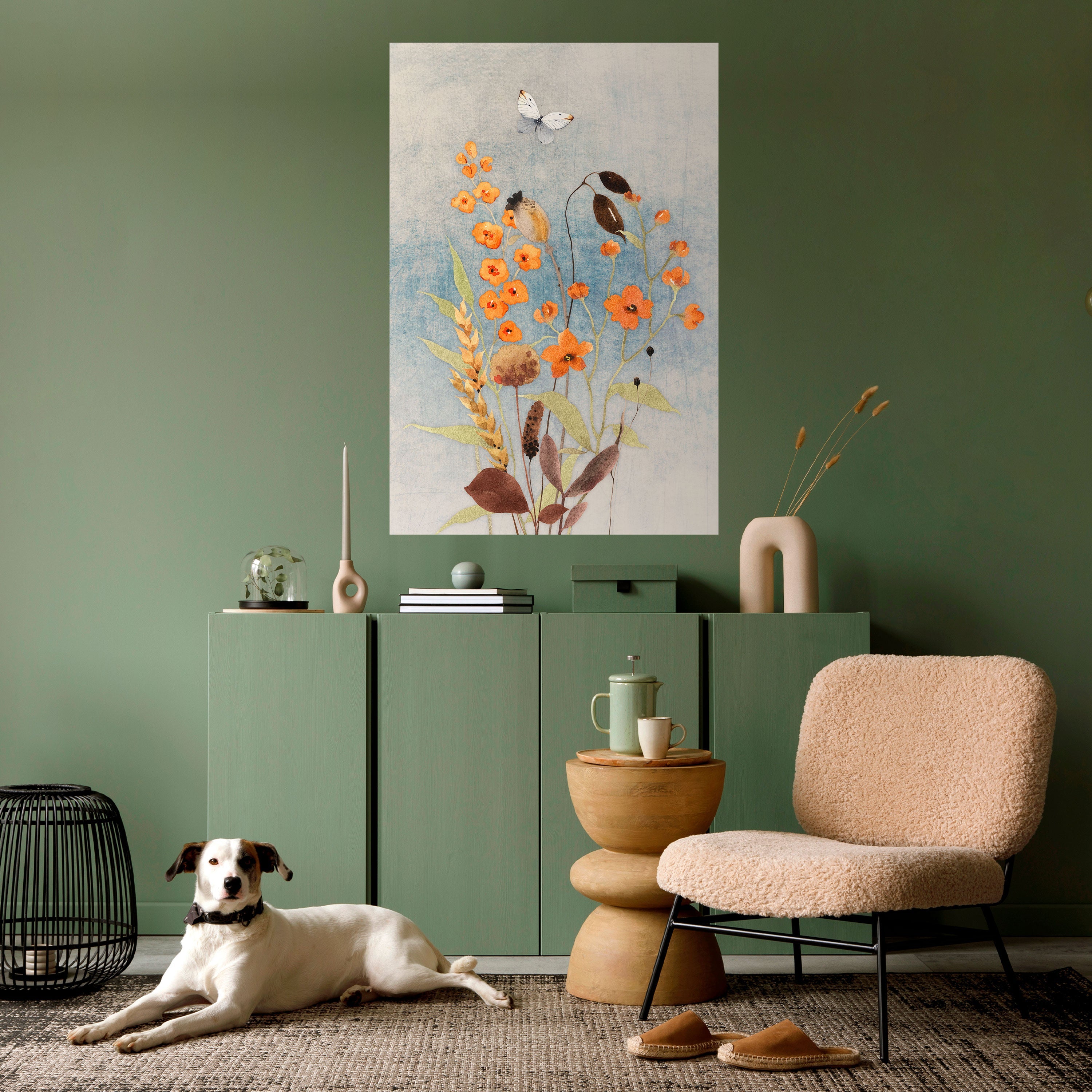 WHISPERS OF WILDFLOWERS Vertikales Poster zum Abziehen und Aufkleben