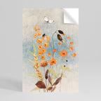 WHISPERS OF WILDFLOWERS Selbstklebendes Poster - Hochformat