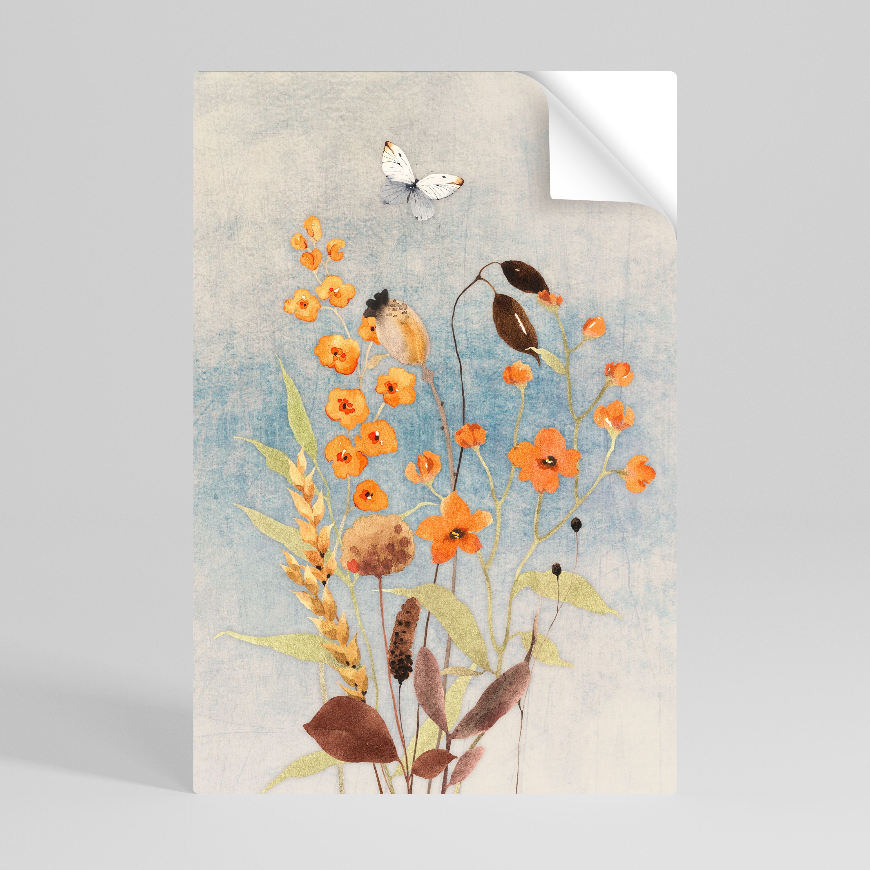 WHISPERS OF WILDFLOWERS Vertikales Poster zum Abziehen und Aufkleben