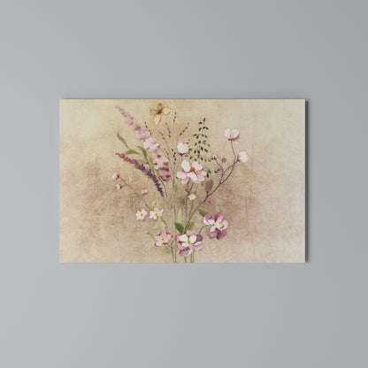 FLOWERED REVERIE Horizontal Canvas Print