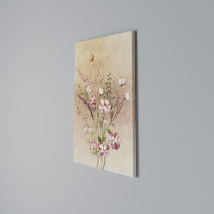 FLOWERED REVERIE Vertical Canvas Print