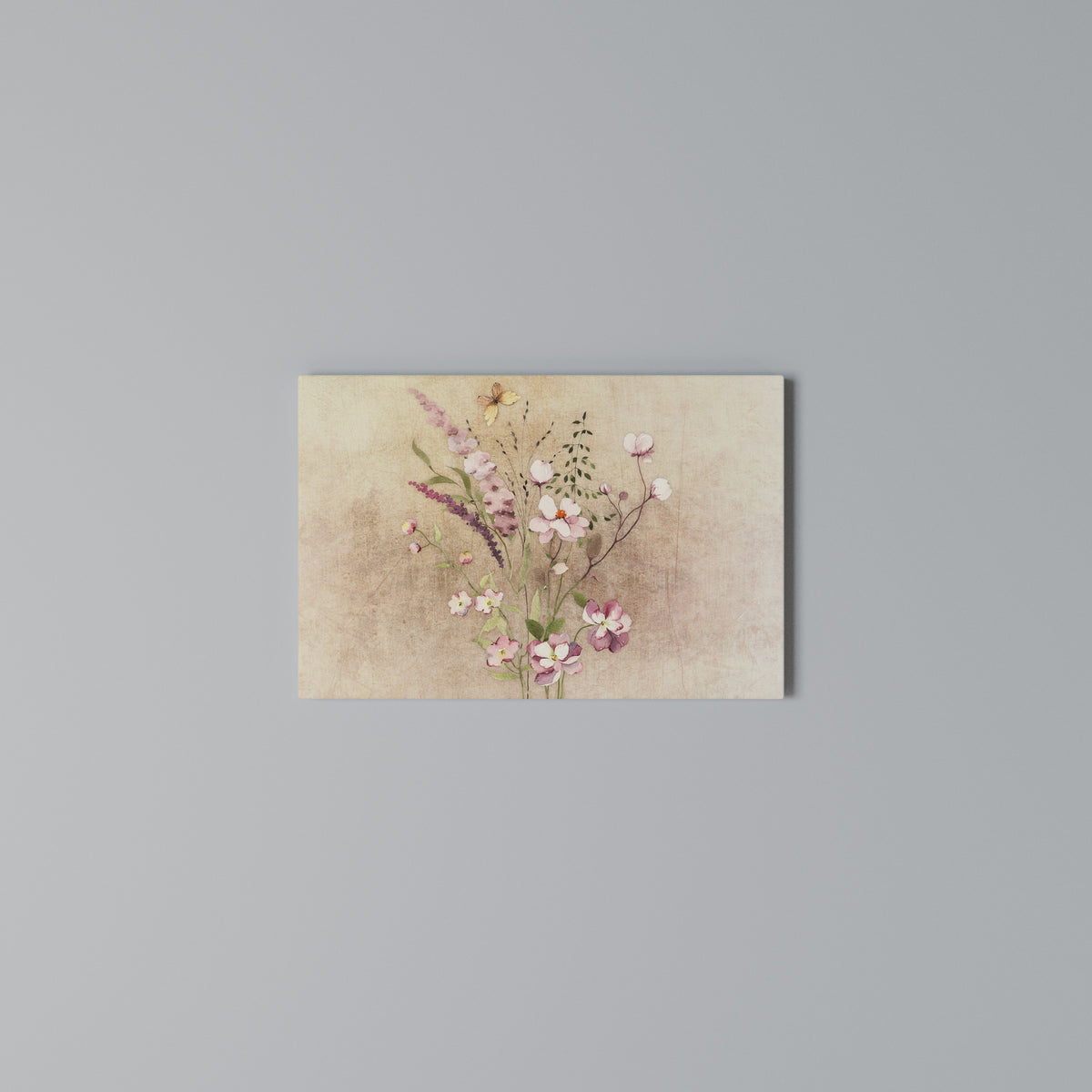 FLOWERED REVERIE Horizontal Canvas Print