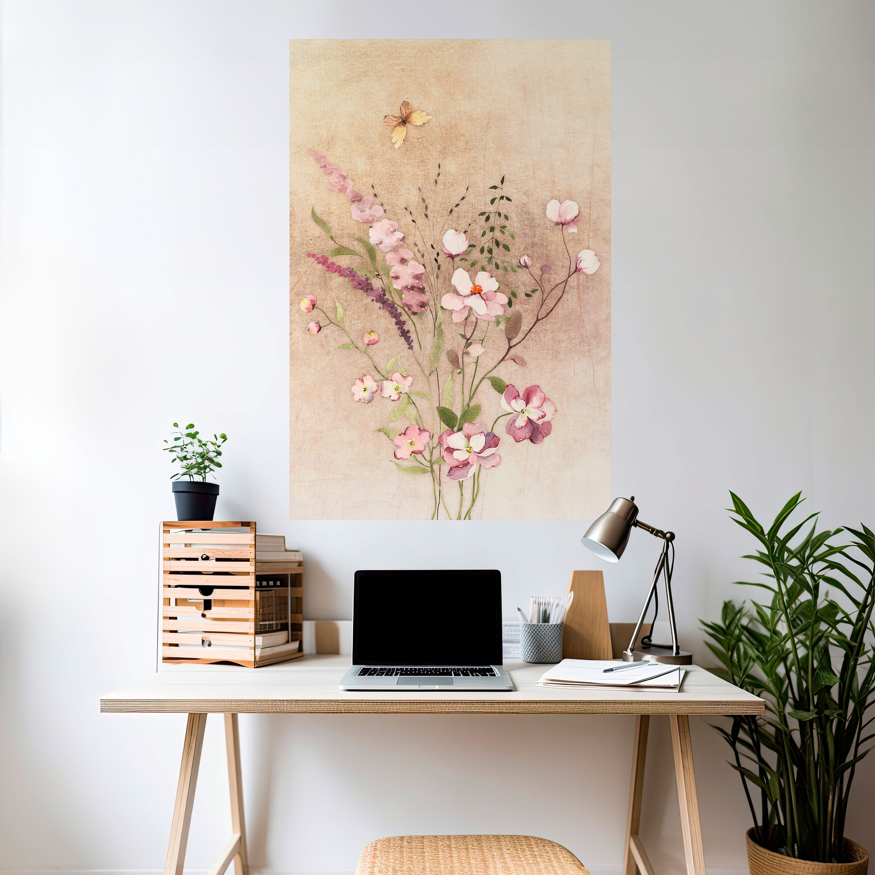 FLOWERED REVERIE Vertikales Poster zum Abziehen und Aufkleben