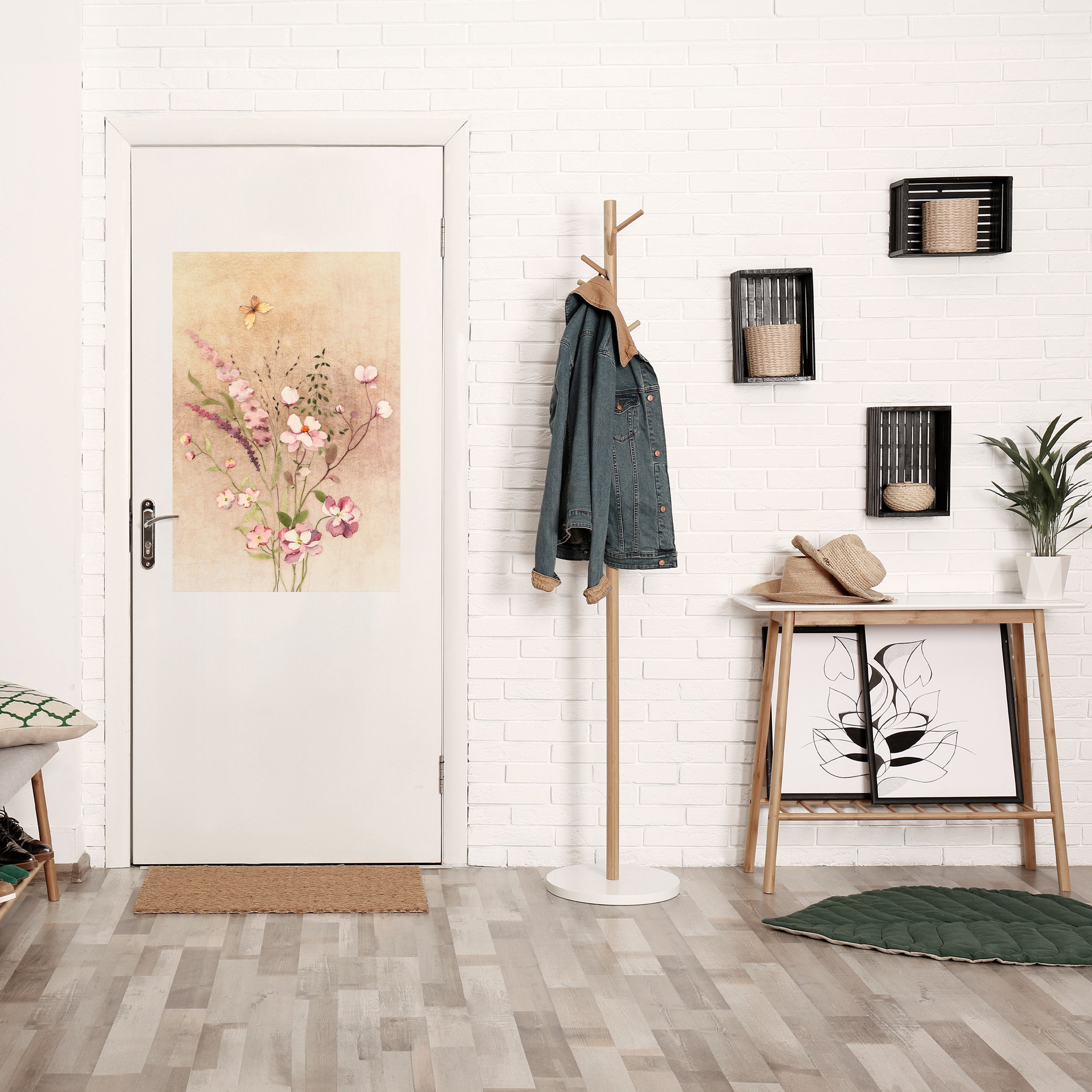 FLOWERED REVERIE Vertikales Poster zum Abziehen und Aufkleben