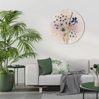 CORNFLOWER REVERIE Round Wall Art