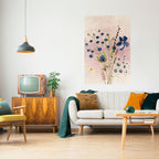 CORNFLOWER REVERIE Selbstklebendes Poster - Hochformat