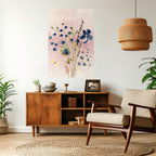 CORNFLOWER REVERIE Selbstklebendes Poster - Hochformat