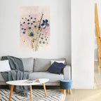 CORNFLOWER REVERIE Selbstklebendes Poster - Hochformat