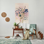 CORNFLOWER REVERIE Selbstklebendes Poster - Hochformat