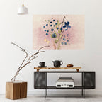 CORNFLOWER REVERIE Peel and Stick Horizontal Poster