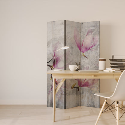 ASTONISHING MAGNOLIA 3-teiliger Paravent