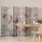 ASTONISHING MAGNOLIA Decorative 6-Panel Room Divider