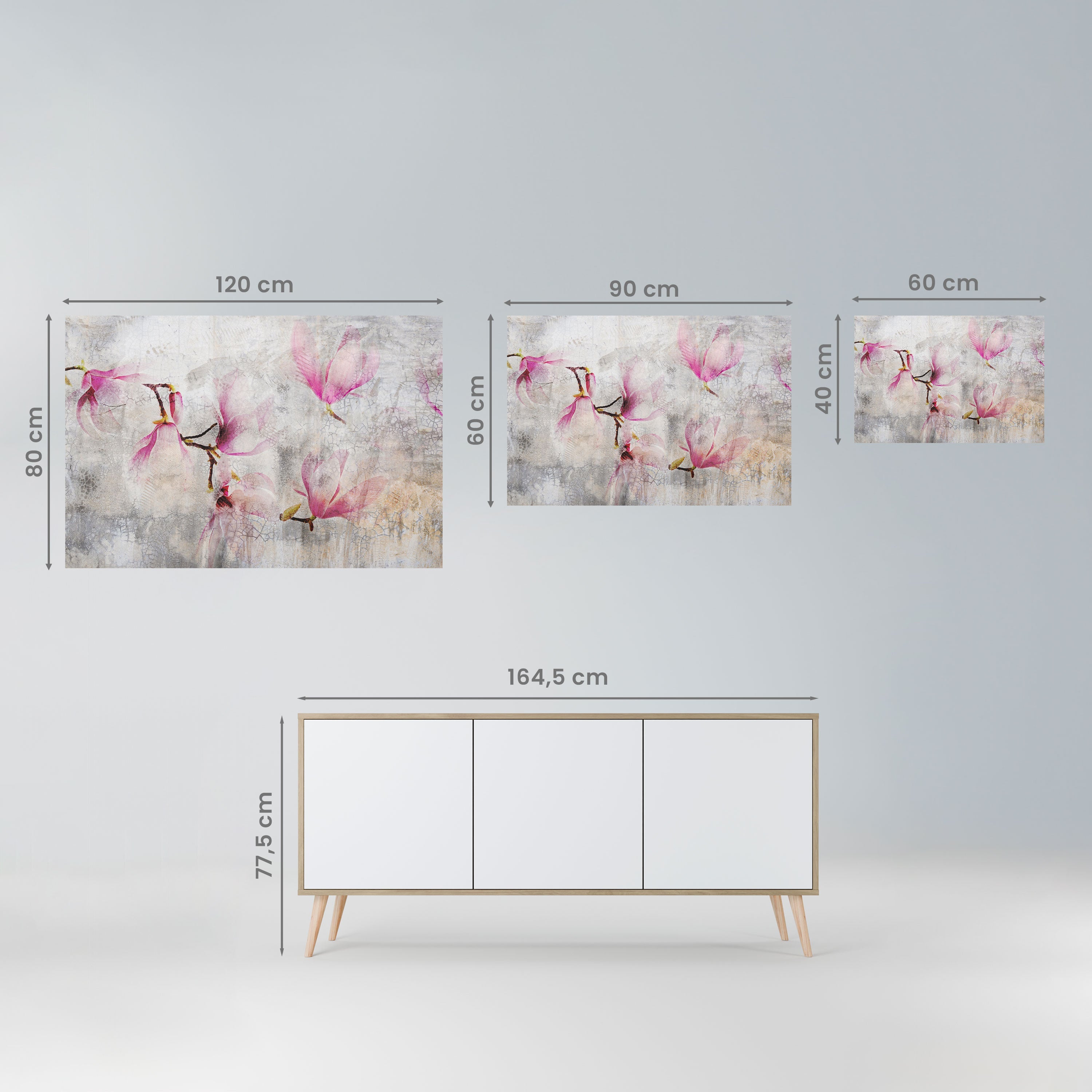 Erstaunliches horizontales Poster „MAGNOLIA“ zum Abziehen und Aufkleben