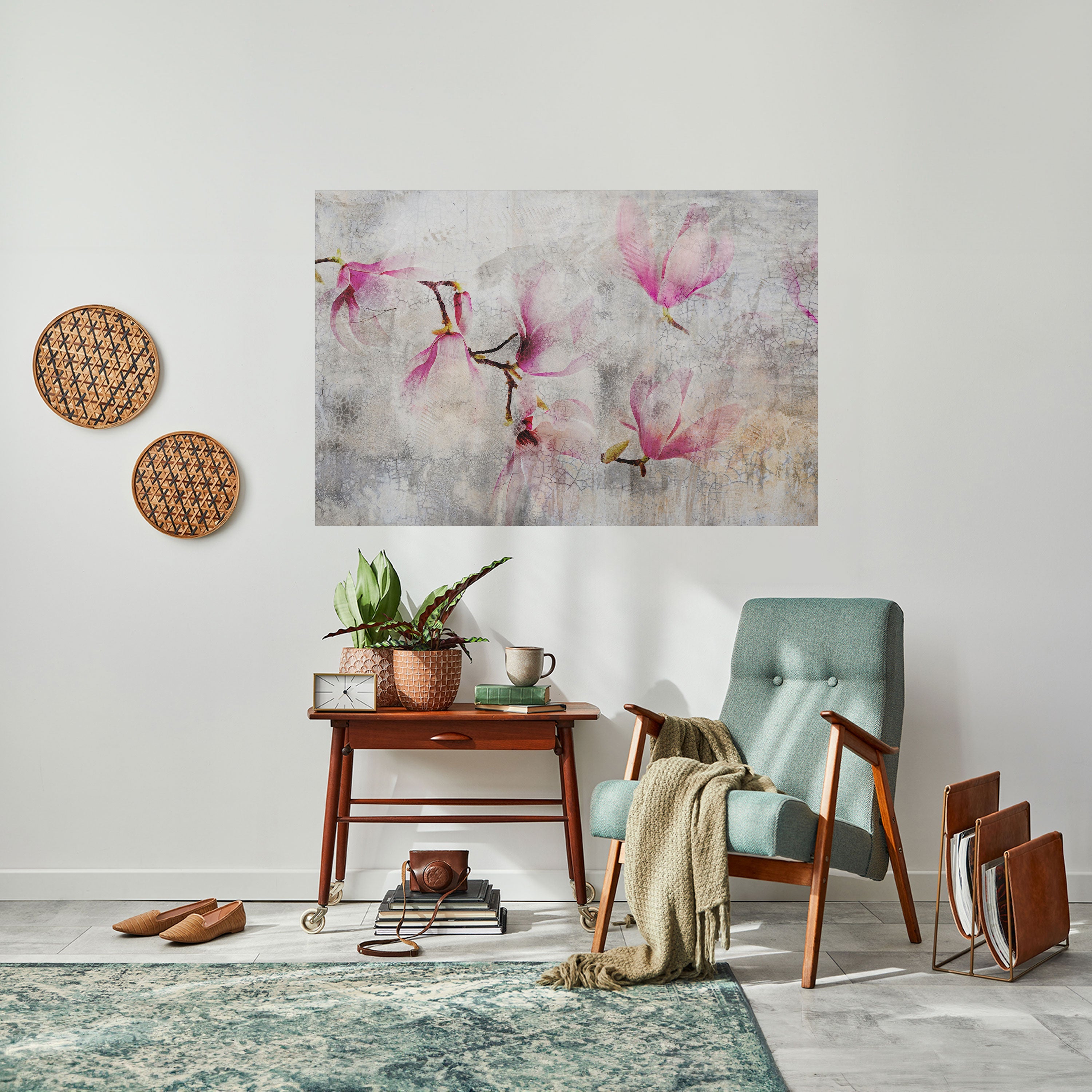 Erstaunliches horizontales Poster „MAGNOLIA“ zum Abziehen und Aufkleben