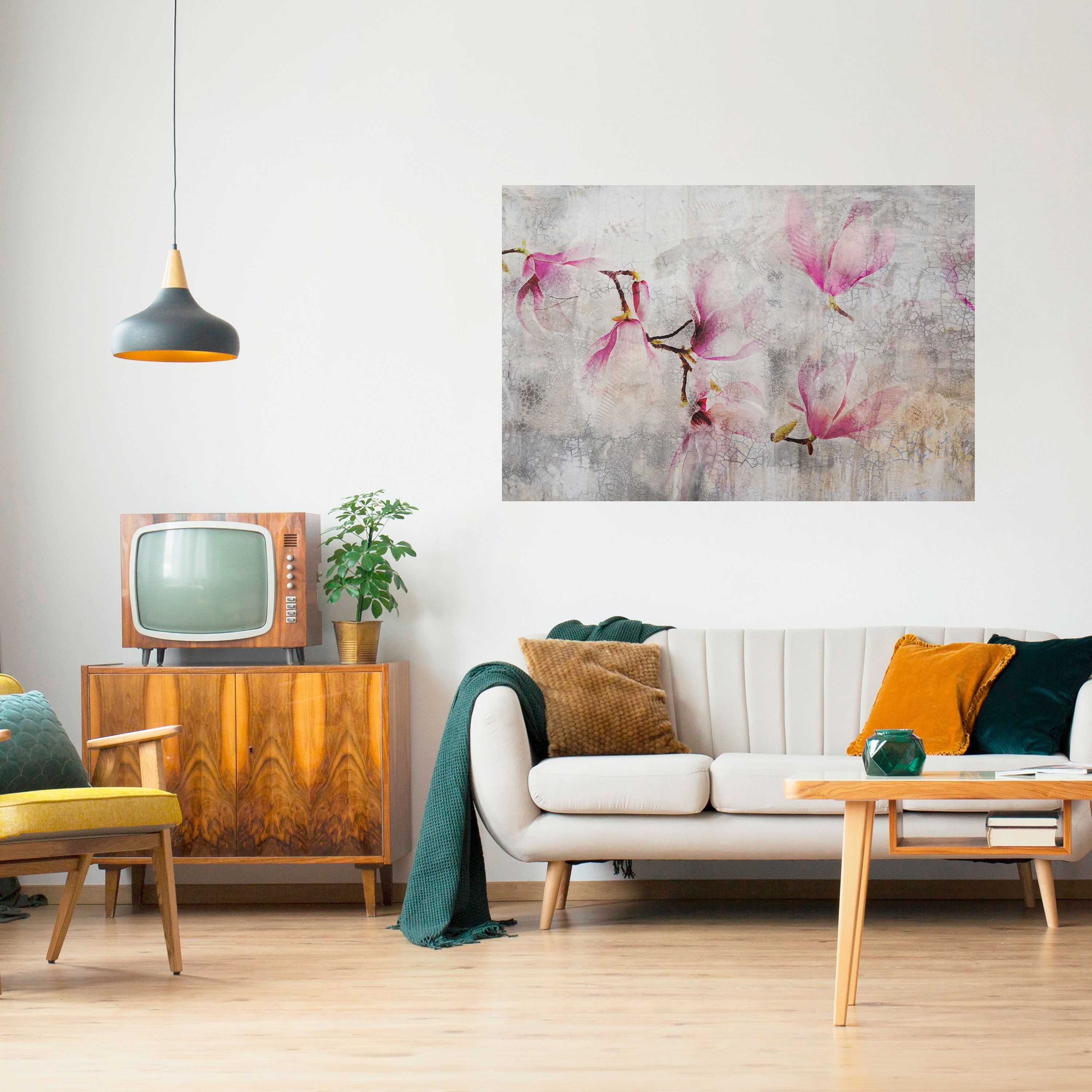 Erstaunliches horizontales Poster „MAGNOLIA“ zum Abziehen und Aufkleben
