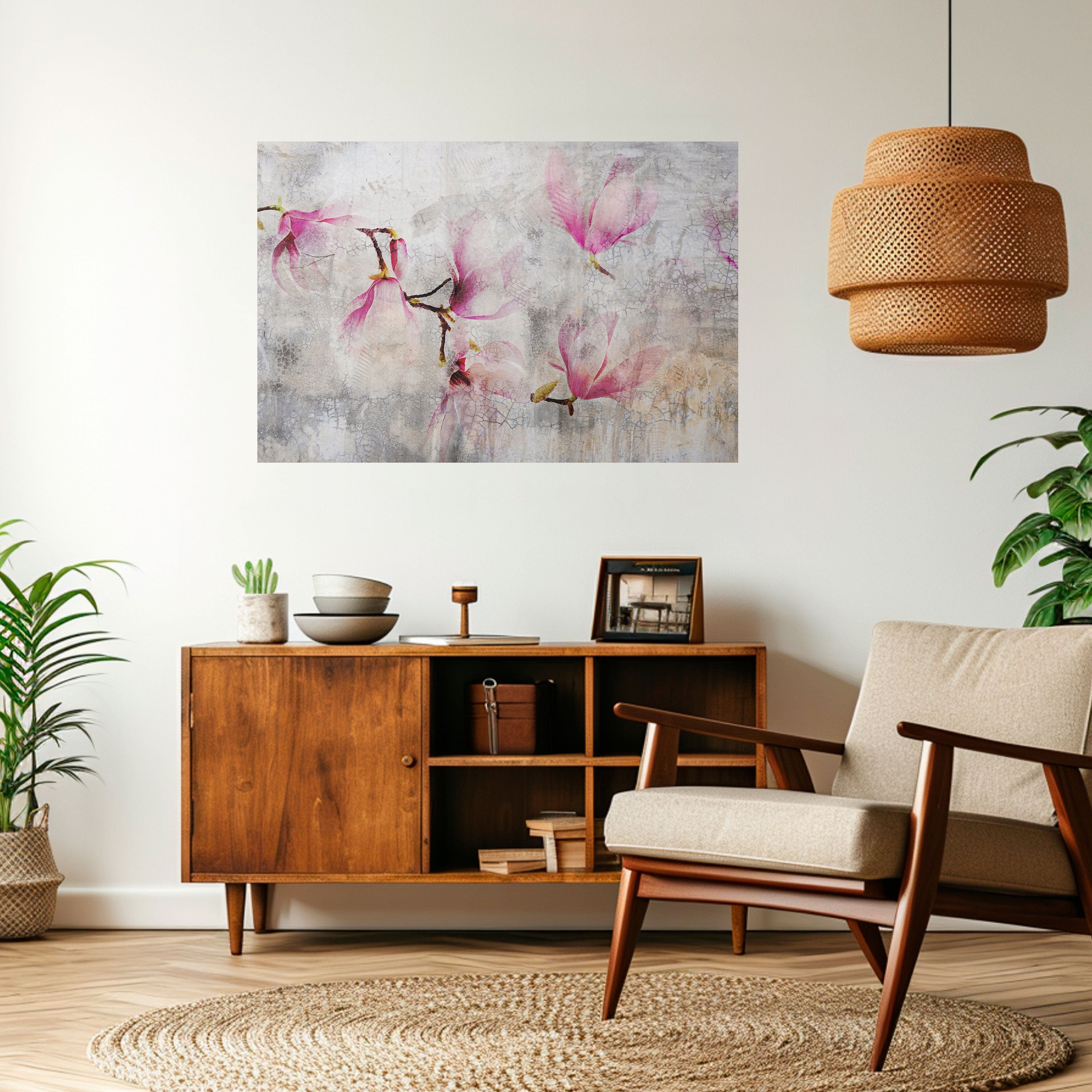 Erstaunliches horizontales Poster „MAGNOLIA“ zum Abziehen und Aufkleben