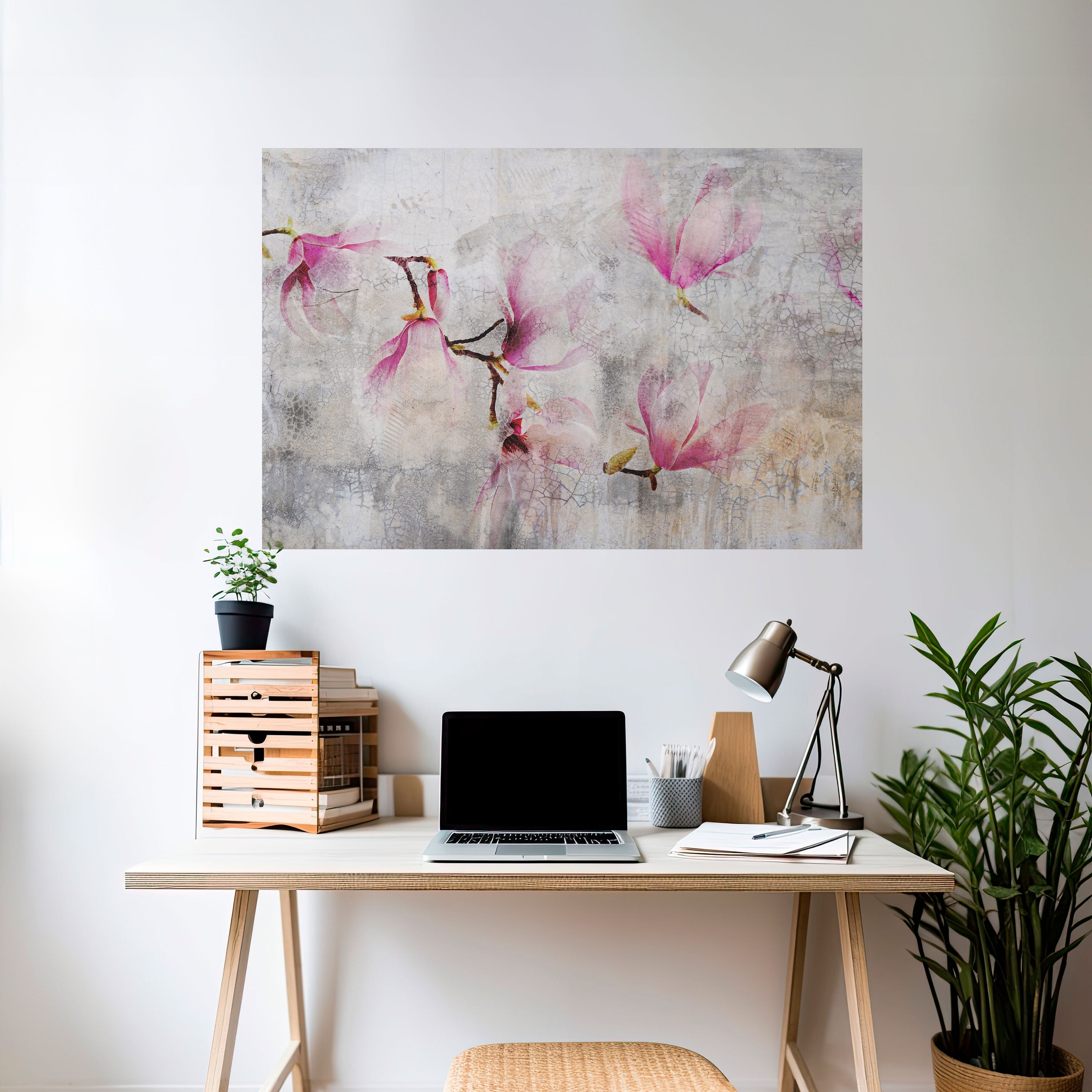Erstaunliches horizontales Poster „MAGNOLIA“ zum Abziehen und Aufkleben