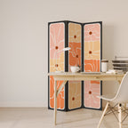 FINE CURRENTS Dekorativer Paravent - 3-teilig