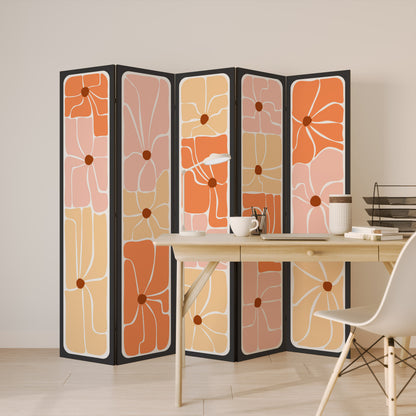 FINE CURRENTS 5-Panel Room Divider