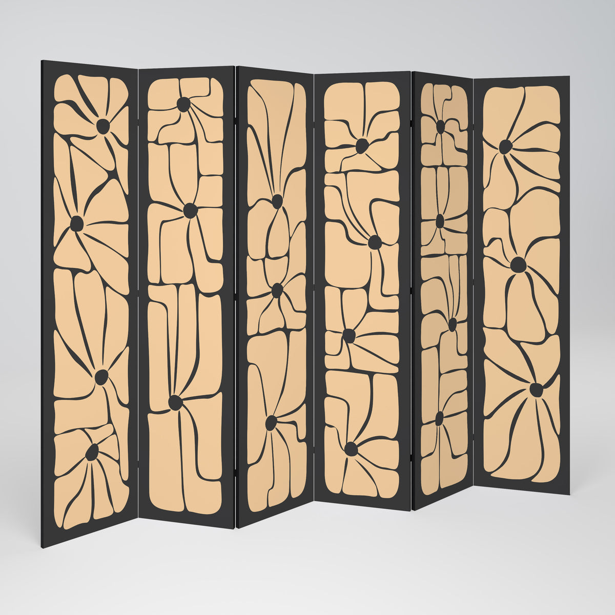 TRANQUIL CURRENTS 6-Panel Room Divider