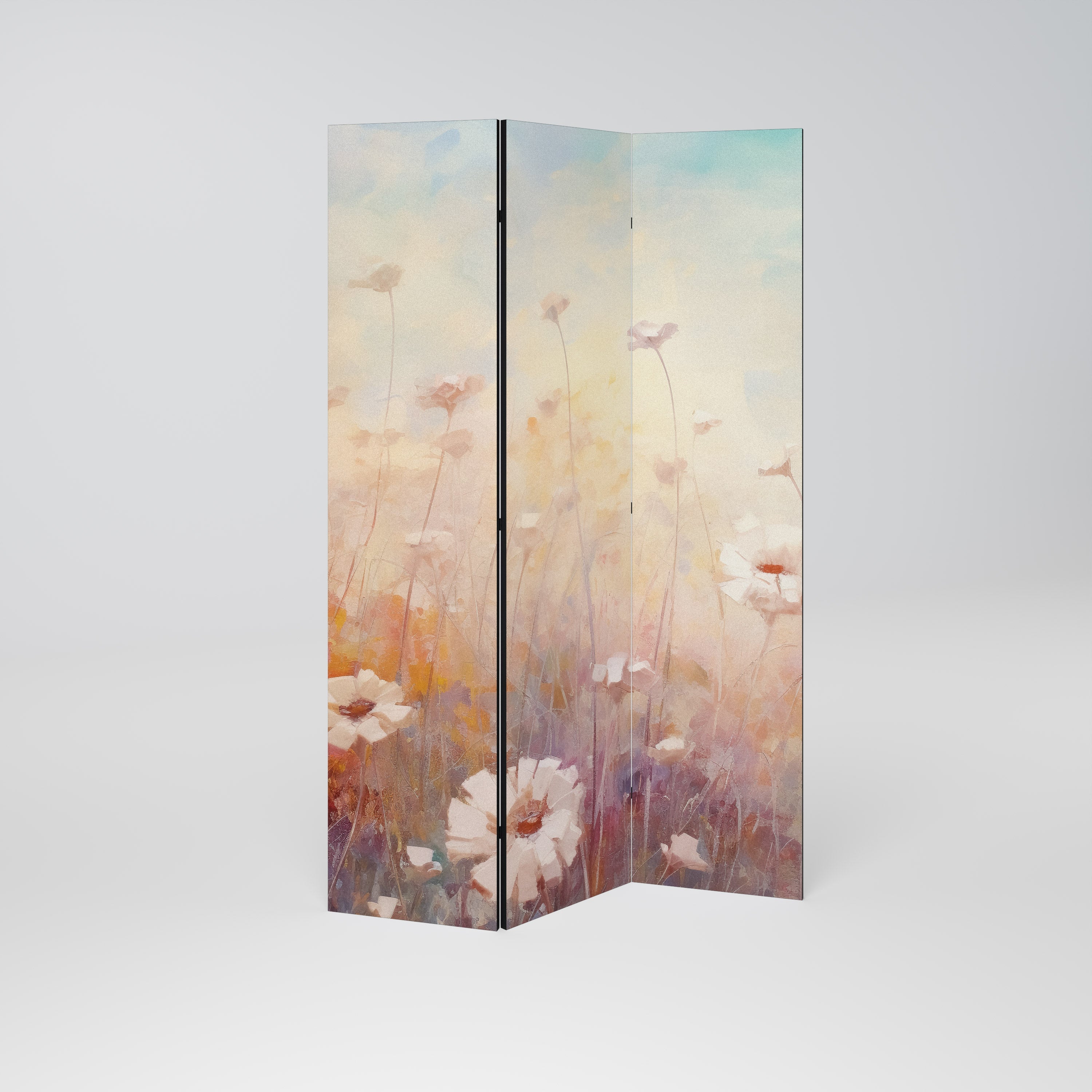 BREEZE OF COLORS Dekorativer 3-teiliger Raumteiler