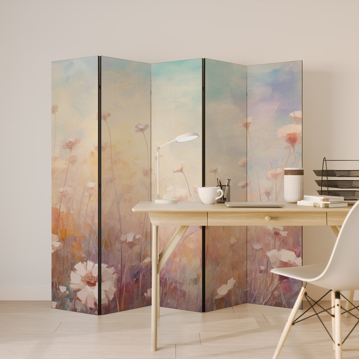 BREEZE OF COLORS 5-teiliger Paravent