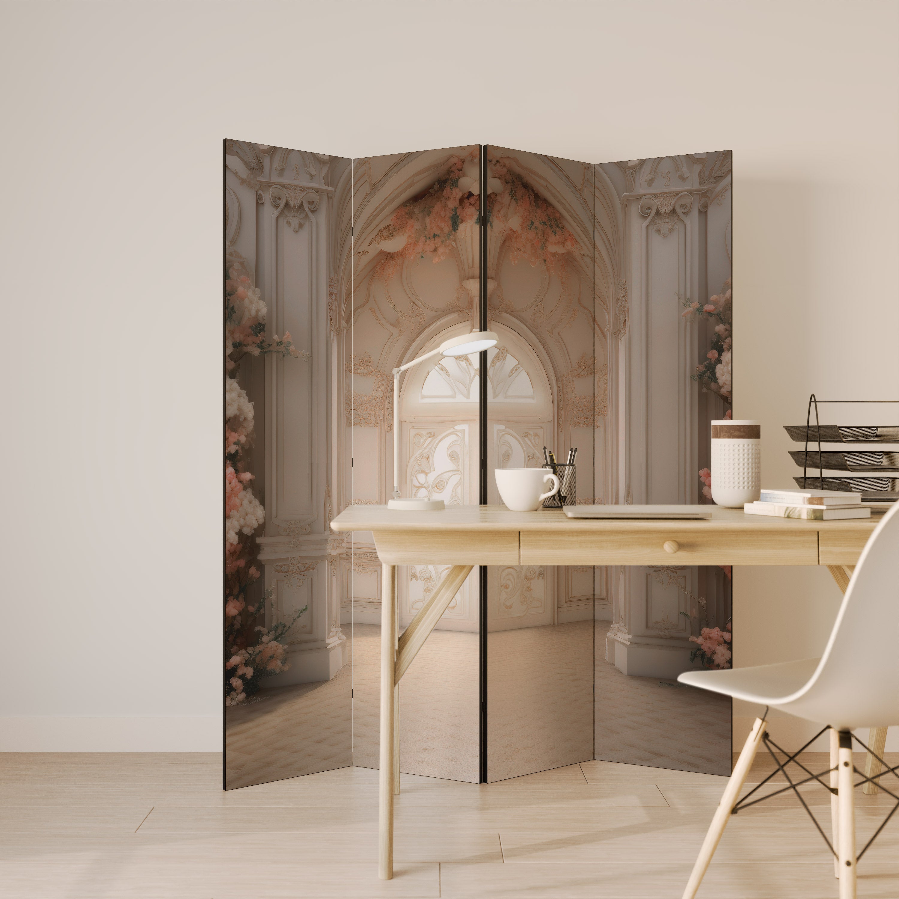VIVID DREAMSCAPE DOORS Dekorativer 4-teiliger Raumteiler