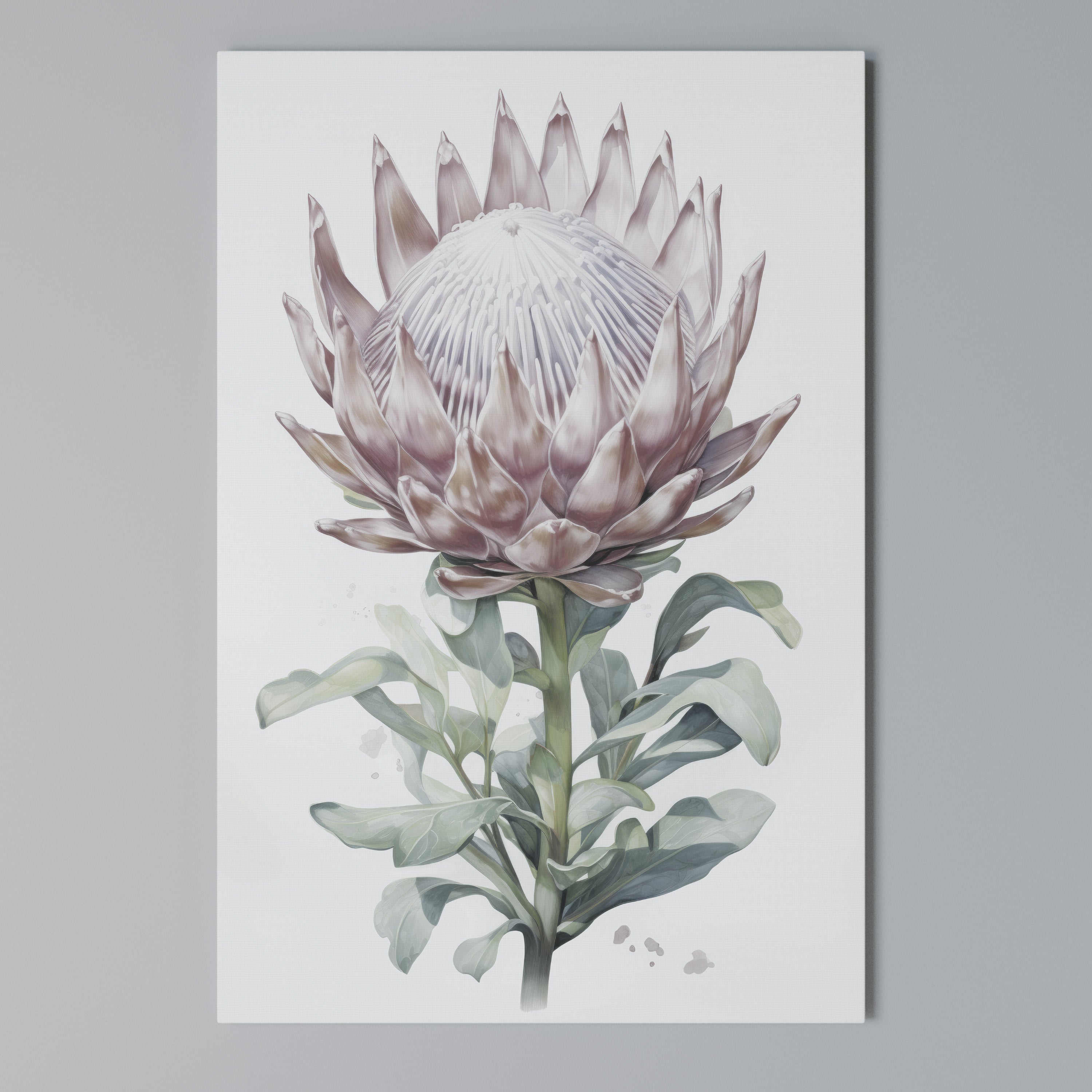 ROYAL PROTEA Vertical Canvas Print