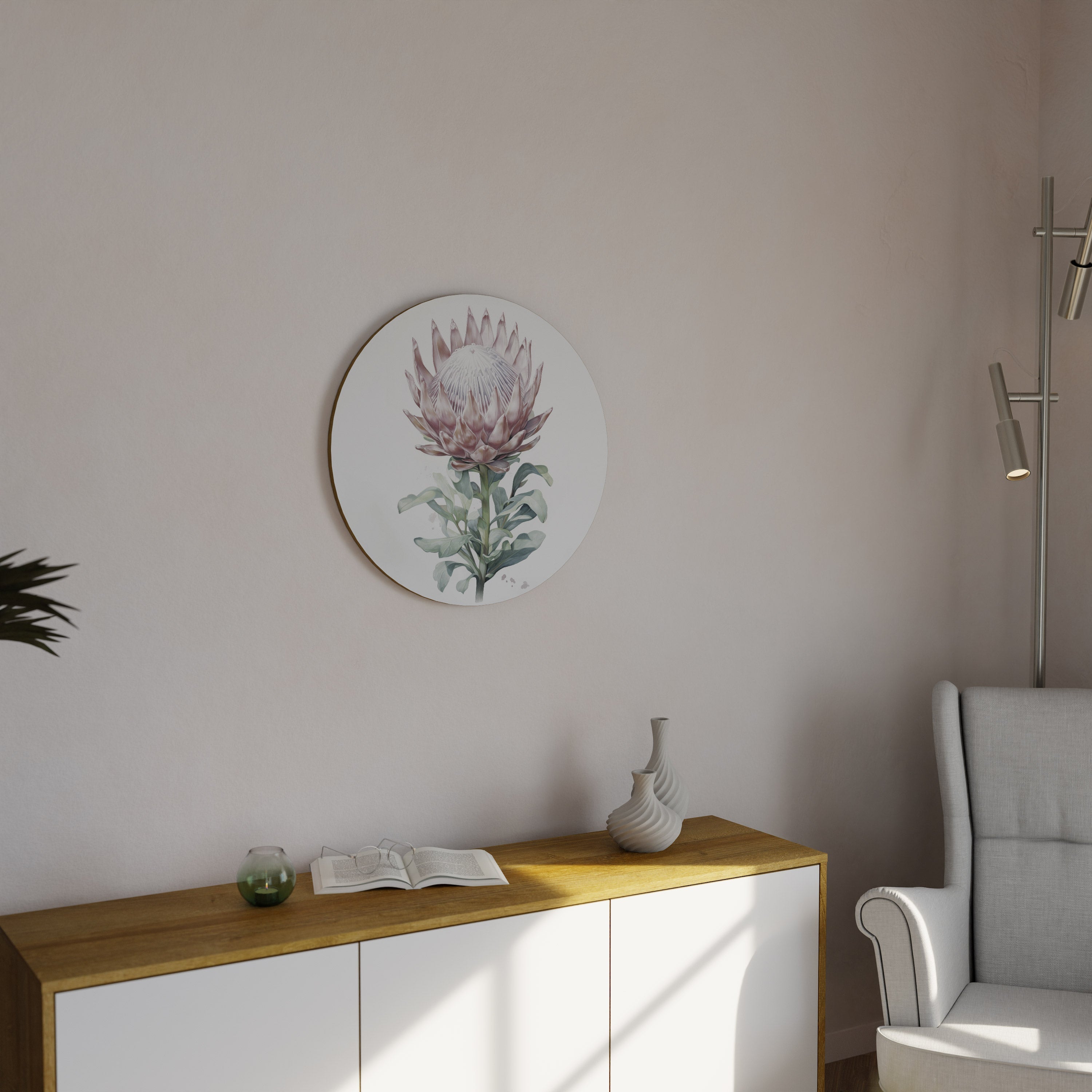 ROYAL PROTEA Runde Wandkunst
