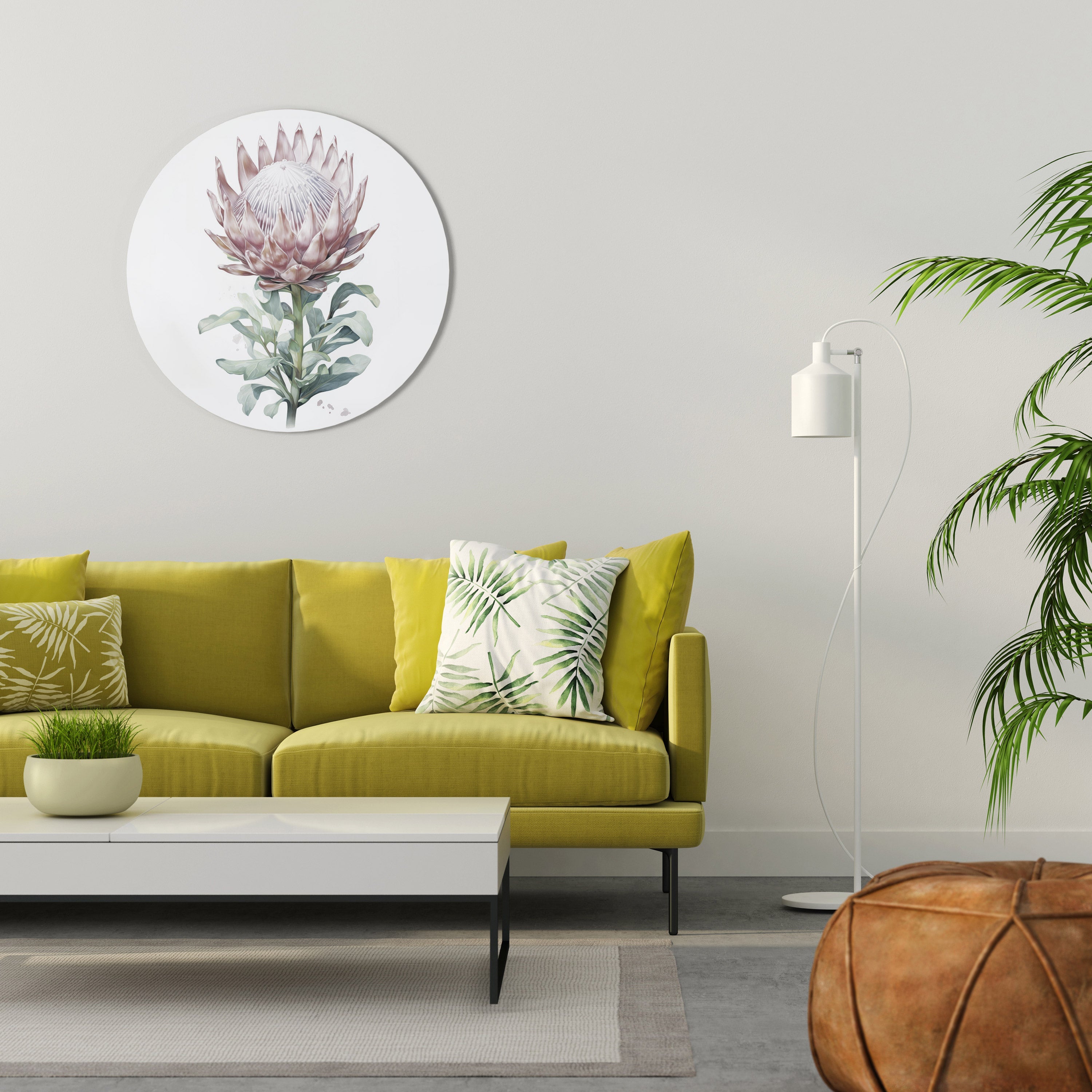 ROYAL PROTEA Runde Wandkunst
