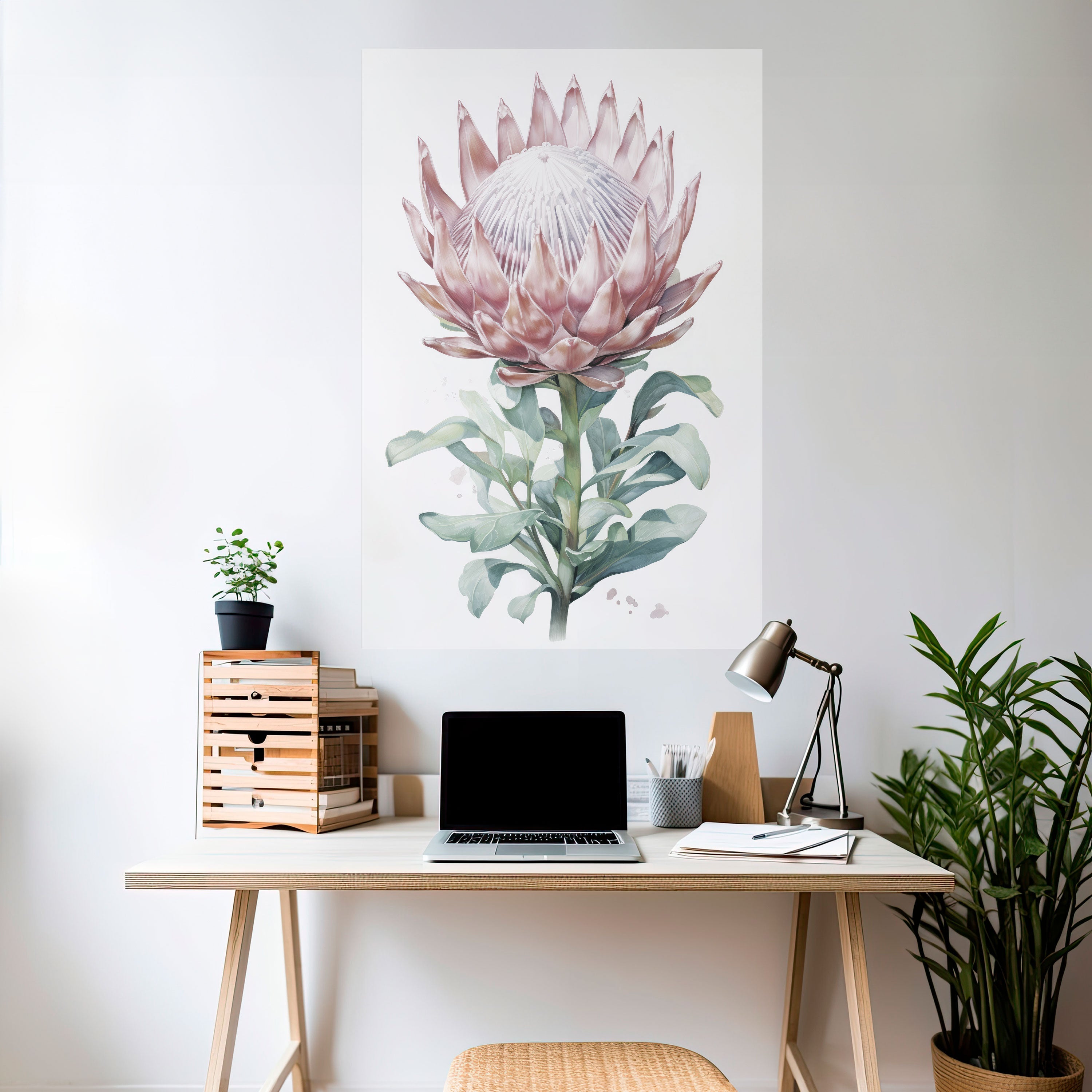 ROYAL PROTEA Vertikales Poster zum Abziehen und Aufkleben